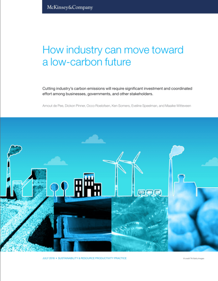 How_industry can move toward a low carbon future McKinsey