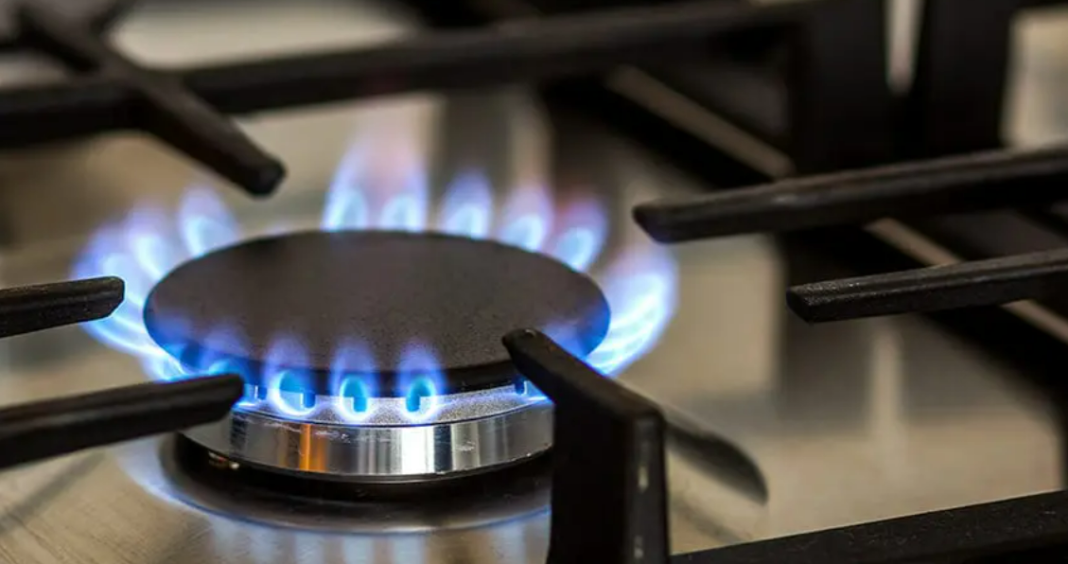 hydrogen in the gas